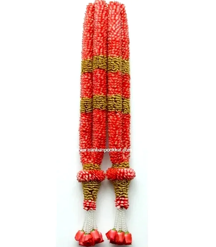 RPG006-Orange-Rose-Petals-Garlands-1-Pair