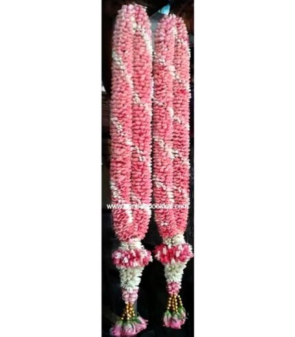 RPG013-Pink-Rose-Petals-Garland-1-Pair