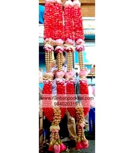 DG049-–-Mix-Color-and-Mix-Flower-Designer-wedding-Garland-in-India-–-1-Pair