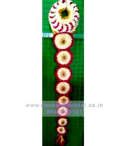 FJ009-–-Fresh-Flower-Jadai-for-Traditional-South-Indian-Bridal-Hairstyle-1