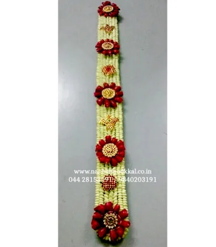 FJ020-Fresh-Flower-Wedding-Jadai-for-Traditional-South-Indian-Bridal-Hairstyle