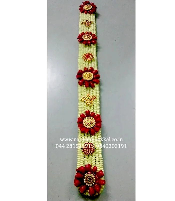 FJ020-Fresh-Flower-Wedding-Jadai-for-Traditional-South-Indian-Bridal-Hairstyle