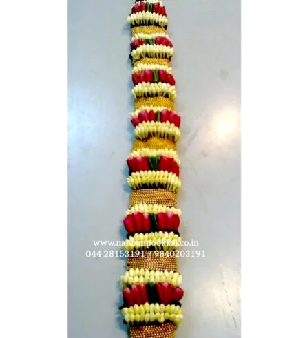 FJ021-Fresh-Flower-Wedding-Jadai-for-Traditional-South-Indian-Bridal-Hairstyle