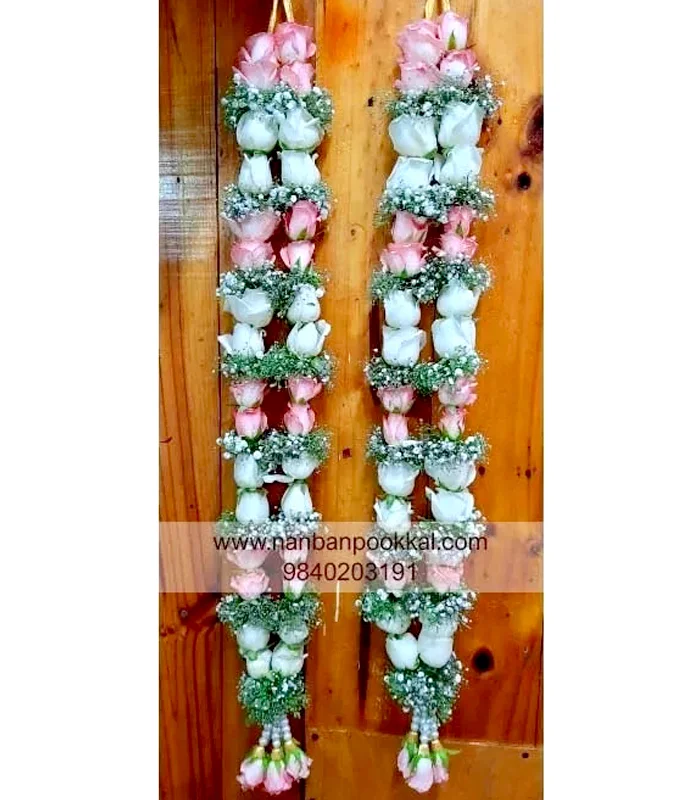GG003-Gypsophila-with-White-and-Pink-Rose-1-Pair