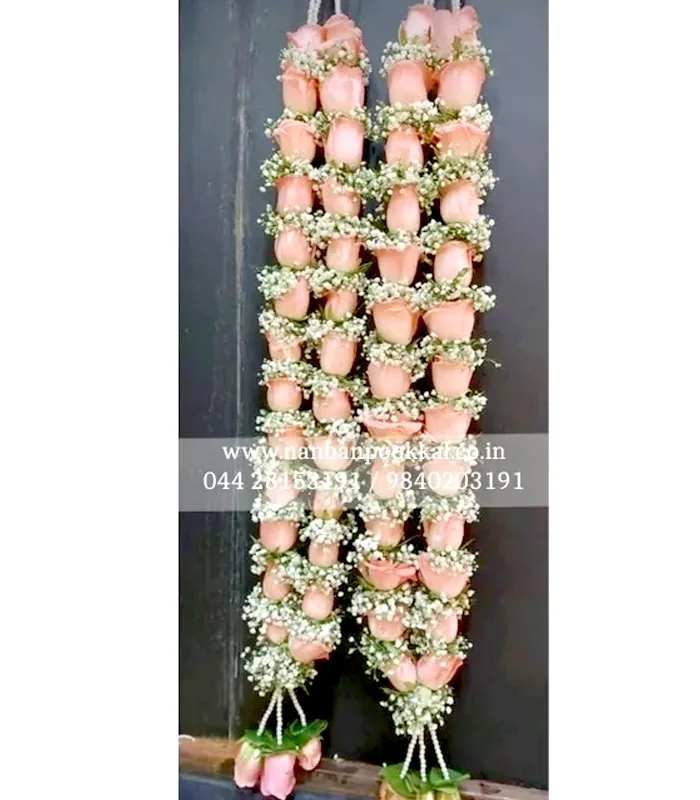 GG035-Gypsy-with-Pink-Rose-Garlands-for-Wedding-1-Pair