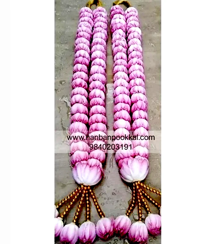 LG003-Exfoliated-Lotus-Garland-for-Wedding-1-Pair