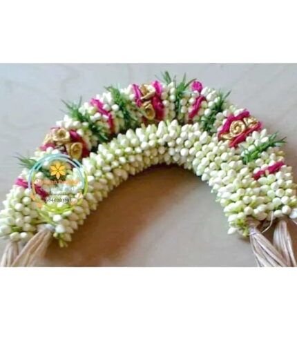 MFMC024-Nanthiyavattai-White-and-Nanthiyavattai-Mix-Color-Veni-for-Wedding-Buy-Online