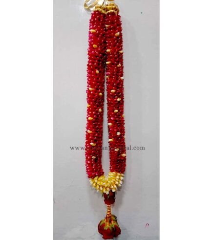 RPG031-Red-with-Mix-Color-Garland-1-Pair