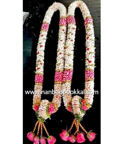 RPG042-Dark-Pink-Light-Pink-with-Gold-Dots-1-Pair