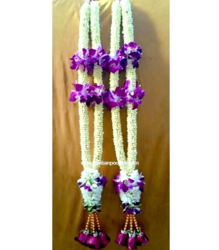 Order fresh flower wedding garland online now. We ship all over India. we are Indias largest fresh flowers wedding garland Designers