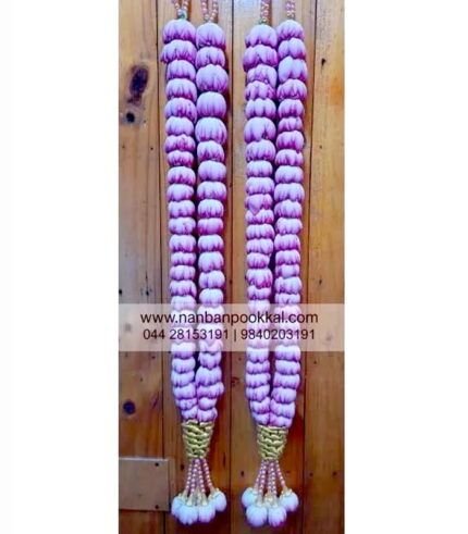 LG026-Exfoliated-Lotus-Garland-for-Wedding-1-Pair