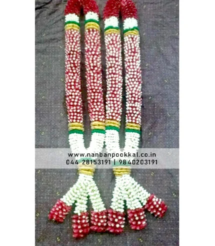 MFC005-Rose-Petals-with-Nanthiyavattai-Garland-1-Pair