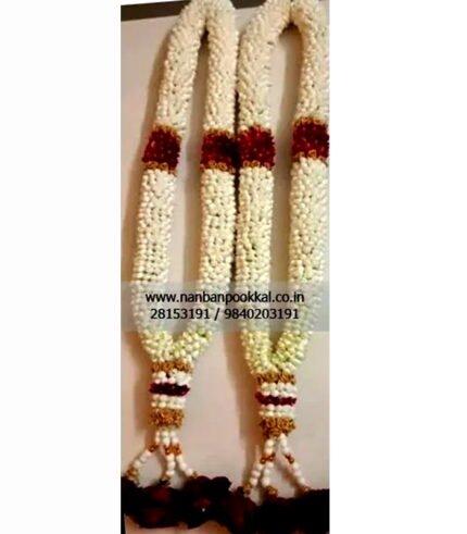 NG028-Nanthiyavattai-with-Rose-Beautiful-wedding-Garlands-Online-1-Pair