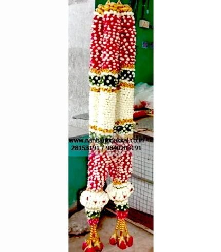 NG031-Nanthiyavattai-with-Mix-Color-Beautiful-wedding-Garlands-1-Pair