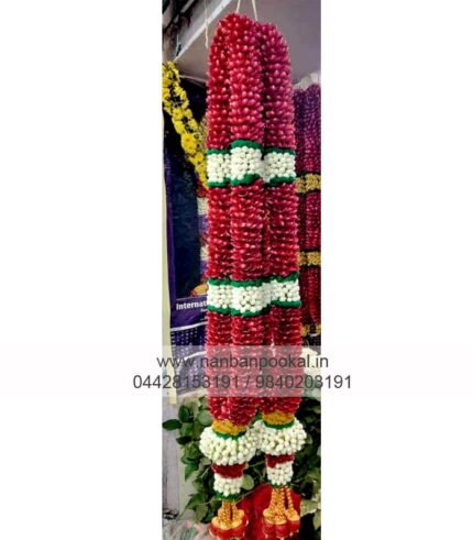 Order fresh flower wedding garland online now. We ship all over India. we are Indias largest fresh flowers wedding garland Designers Wedding Garlands | Wedding Reception Garlands | Engagement Garlands | Designer Wedding Garlands | Jasmine Garlands | Parents Garlands | Corporate Garlands | Lotus Garland | Rose Petals Garland | Gypsy Garland | Jaimala Haar | Varmala Haar | Flower Veni | Flower Gajra | Flower Jadai